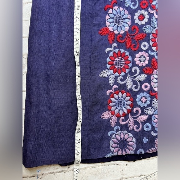 Wow🤩 Pamela Martin x La Vogue We Give a Hoot Vintage Embroidered Shift Dress 12 - Picture 6 of 12